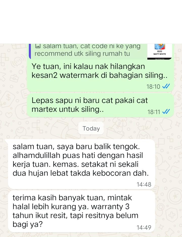 Testimoni Pelanggan 1